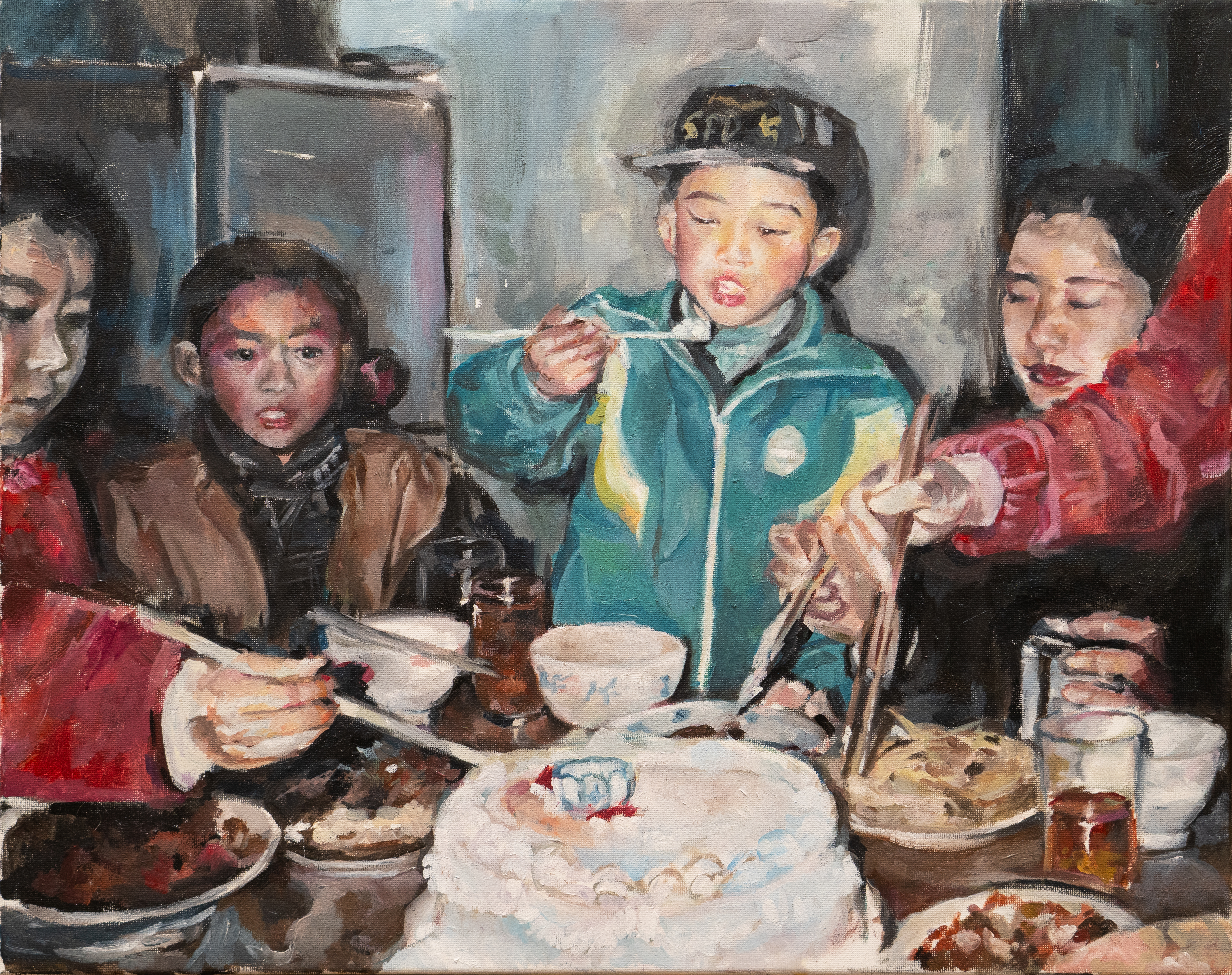 Biao Ge's Candles in Candid — oil painting