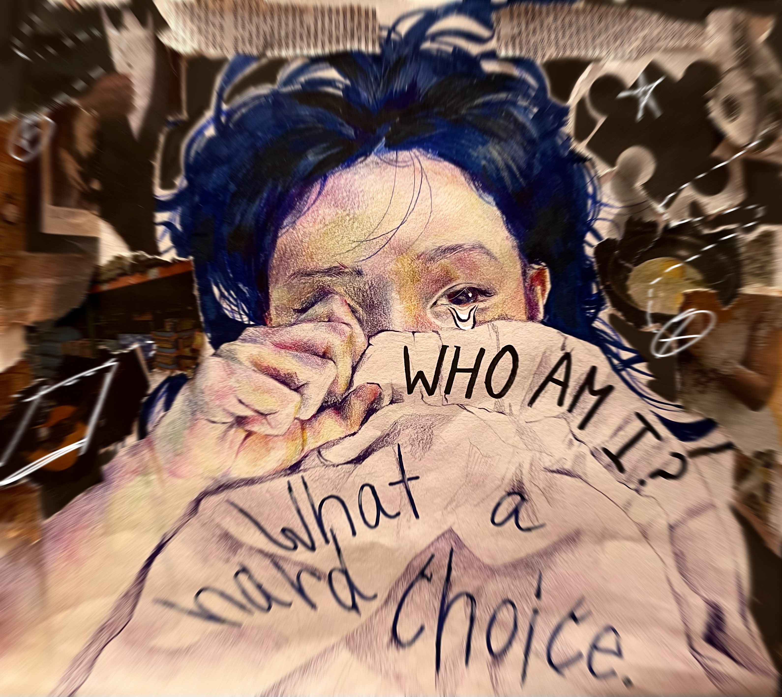 Seconds Split — mixed media